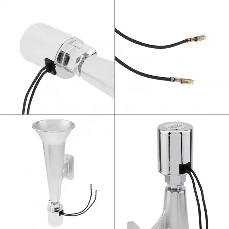125Db Super Loud Car Air Horn Wolf Whistle Trumpet Compressor 12V/24V
