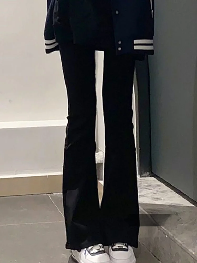 

Bla High Waist Bell Bot Jeans Women's Winter Slim Fit Vintage Waed Denim Pants Straight Leg Trousers for ort Girls