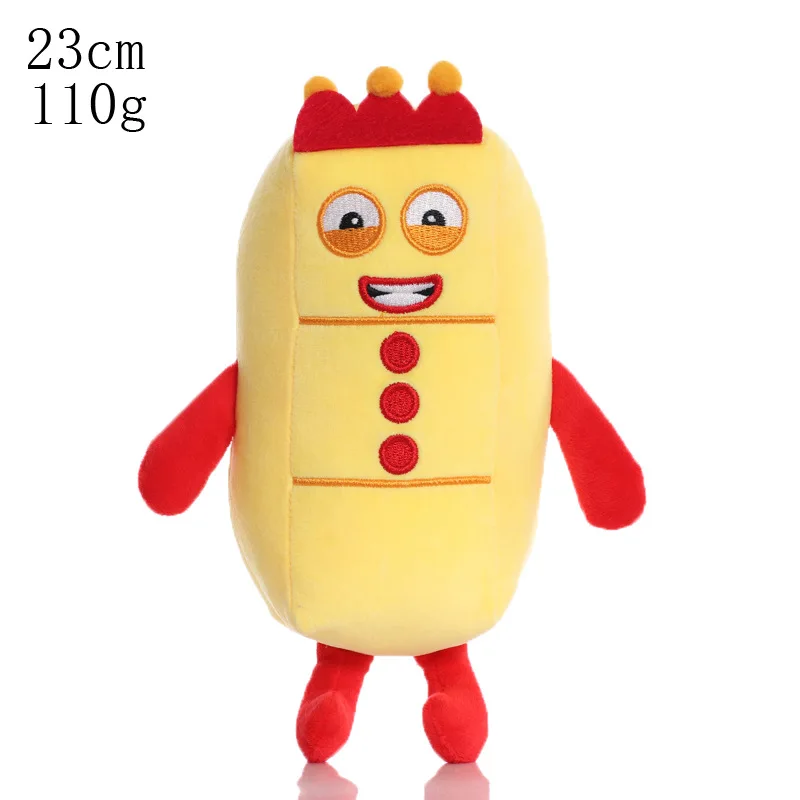 14-18cm Cartoon Number Plush Doll Toys Educational Stuffed Movie Anime  Kids Early Childhood Birthday Christmas Gift