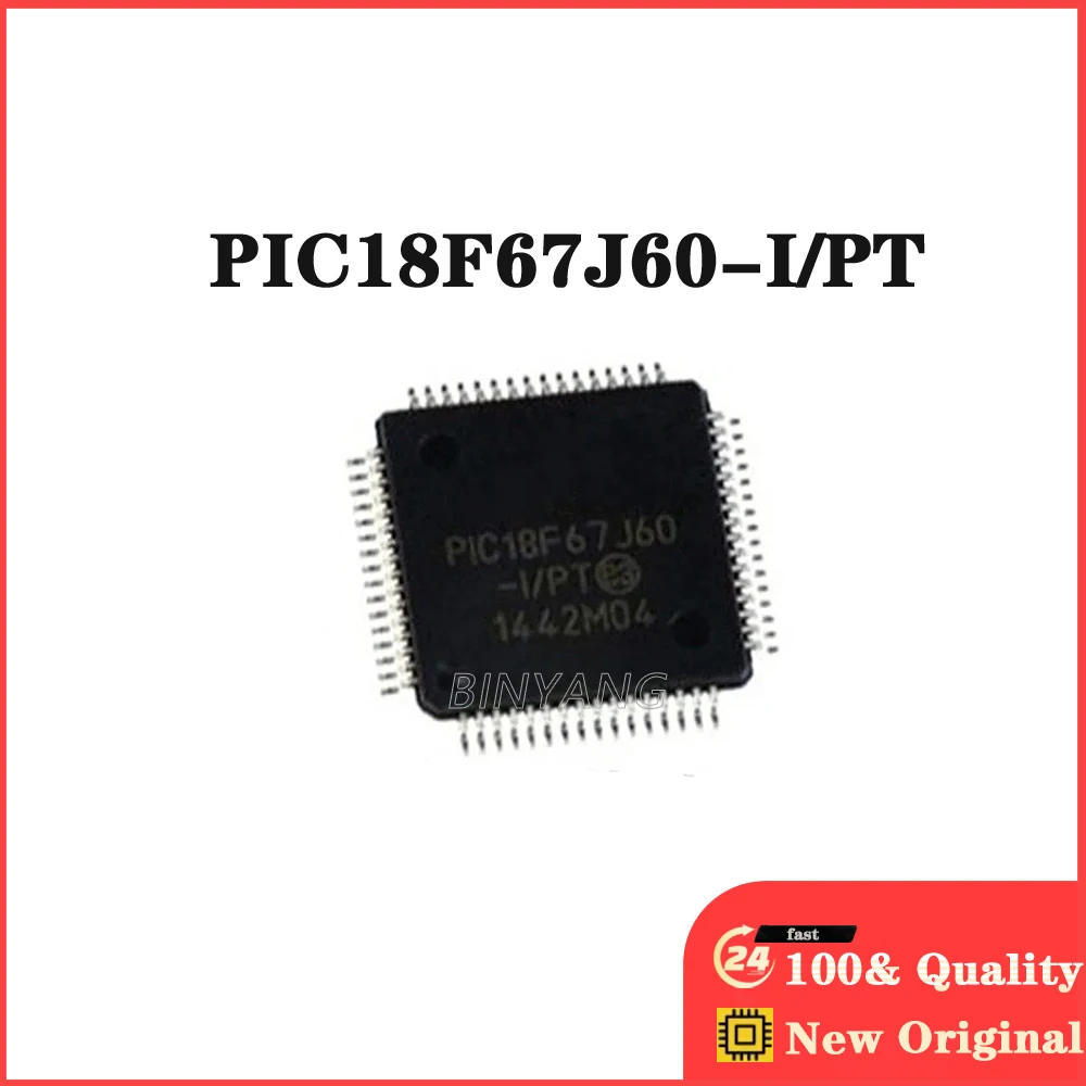 

10pcs/lot PIC18F67J60-I/PT PIC18F67J60 18F67J60 64TQFP New Original Stock IC Electronic Components