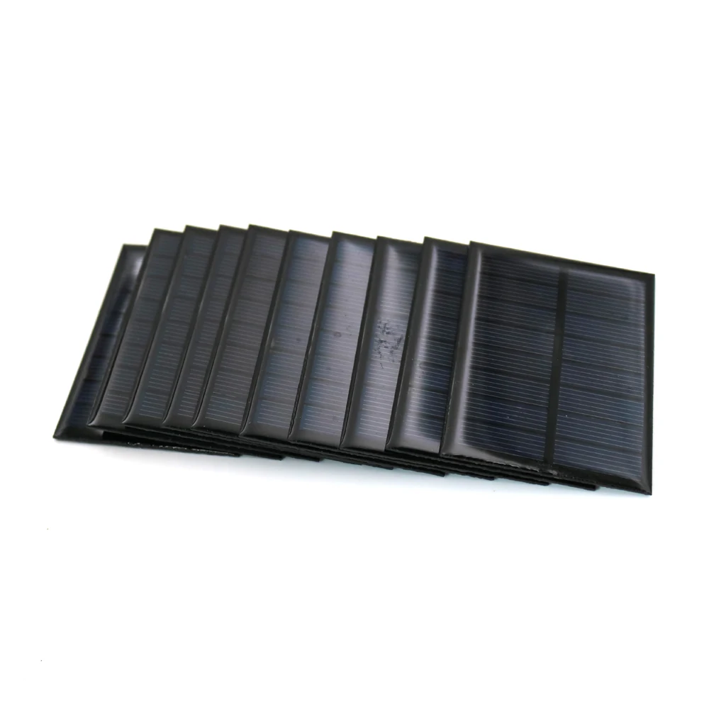 10 sztuk DIY Panel słoneczny 100 120 150 250 300 350 435 500 mA Panel słoneczny 1V 1.5V 2V Mini bateria słoneczna ładowarka do telefonu komórkowego