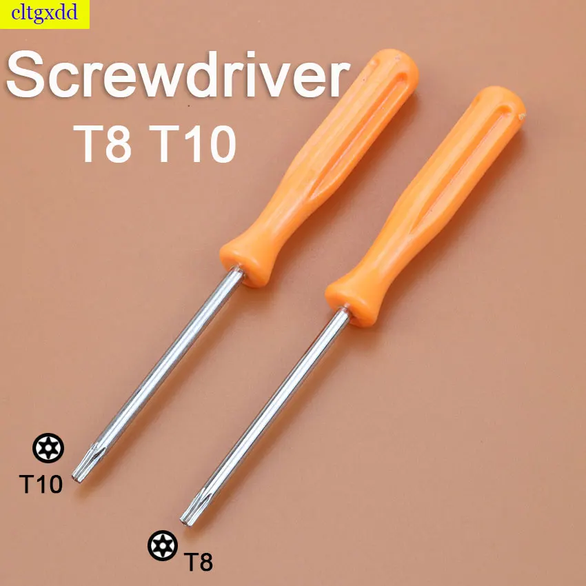 Cltgxdd 2piece T6, T8, T10 precision screwdriver with safety cross head, 1.2, 1.5, Y1.2, 1.5 anti-pry hole repair tool
