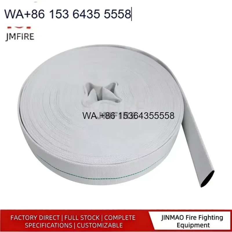 Wmwmnu for JMFire 13 Bar DN40 High Pressure Fire Hose MED Approved Anti Seawater Corrosion Lightweight Flexible Portable Easy
