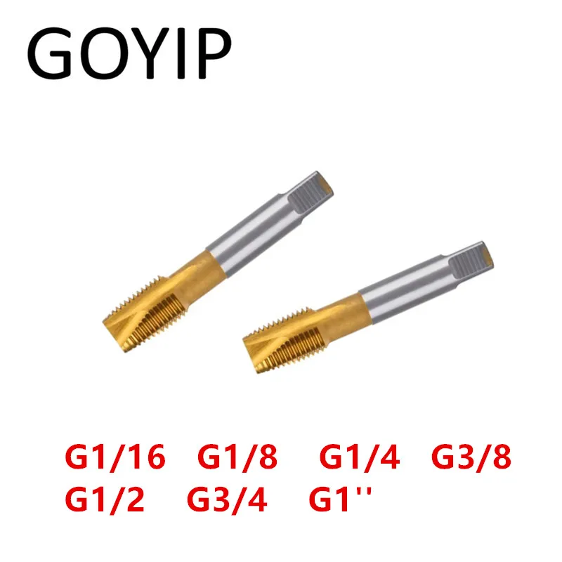 

G1/16 G1/8 G1/4 G3/8 G1/2 G3/4 G1'' Cobalt-containing Pipe Thread Tap Water Pipe G Type Threading Taps