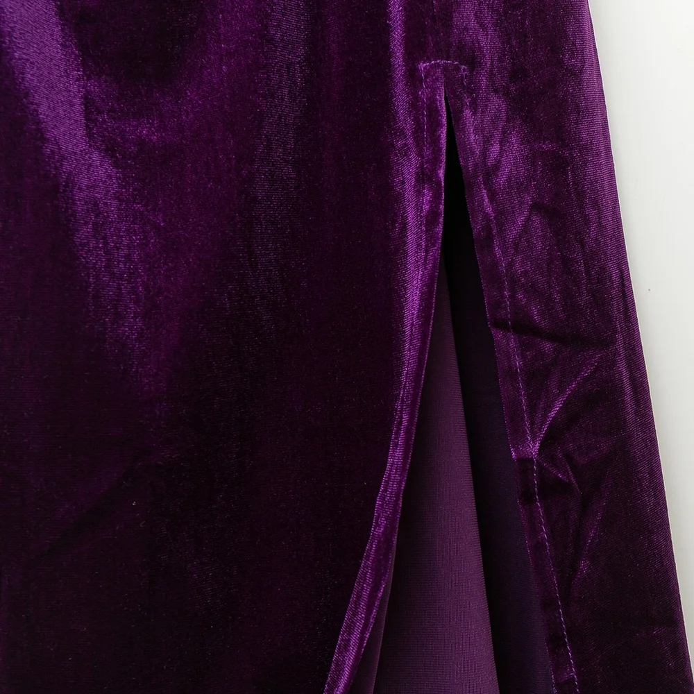 فستان سهرة أنيق لحفلات أعياد الميلاد بخصر مرتفع وترتر وياقة على شكل V بدون أكمام للحفلات والعشاء على الطراز الكوري بطول متوسط...