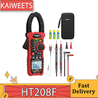 KAIWEETS HT208F Inrush Digital Clamp Meter, 1000A with Backlit, TRMS 6000 Counts, 15min Auto-shutdown, 38mm Large Jaw Design