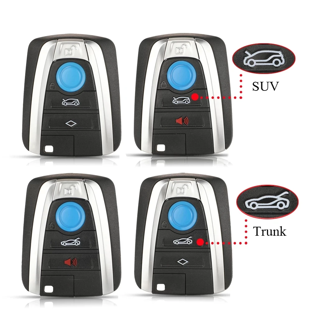 

4 Buttons Car Keyless Smart Remote Key 315Mhz 434Mhz ID49 PCF7953 Chip for BMW i8 i3 Series FEM BDC Intelligent Smart Key Remote