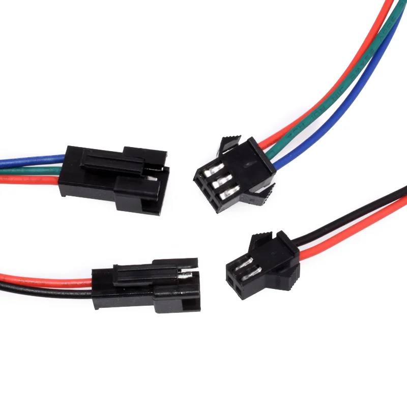 

10Pcs SM2.54 SM 2.54mm Pitch 2P 3P 4P 5P 6P 8P 10P Male Female Plug Jack JST Wire Connector 26AWG Battery Charge Cable Adapter