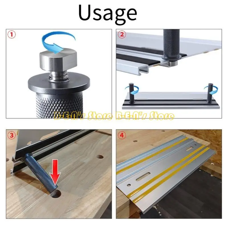 Y1AD Functional 19/20mm Woodworking Hole Table Track Fastening Create Hole Tables