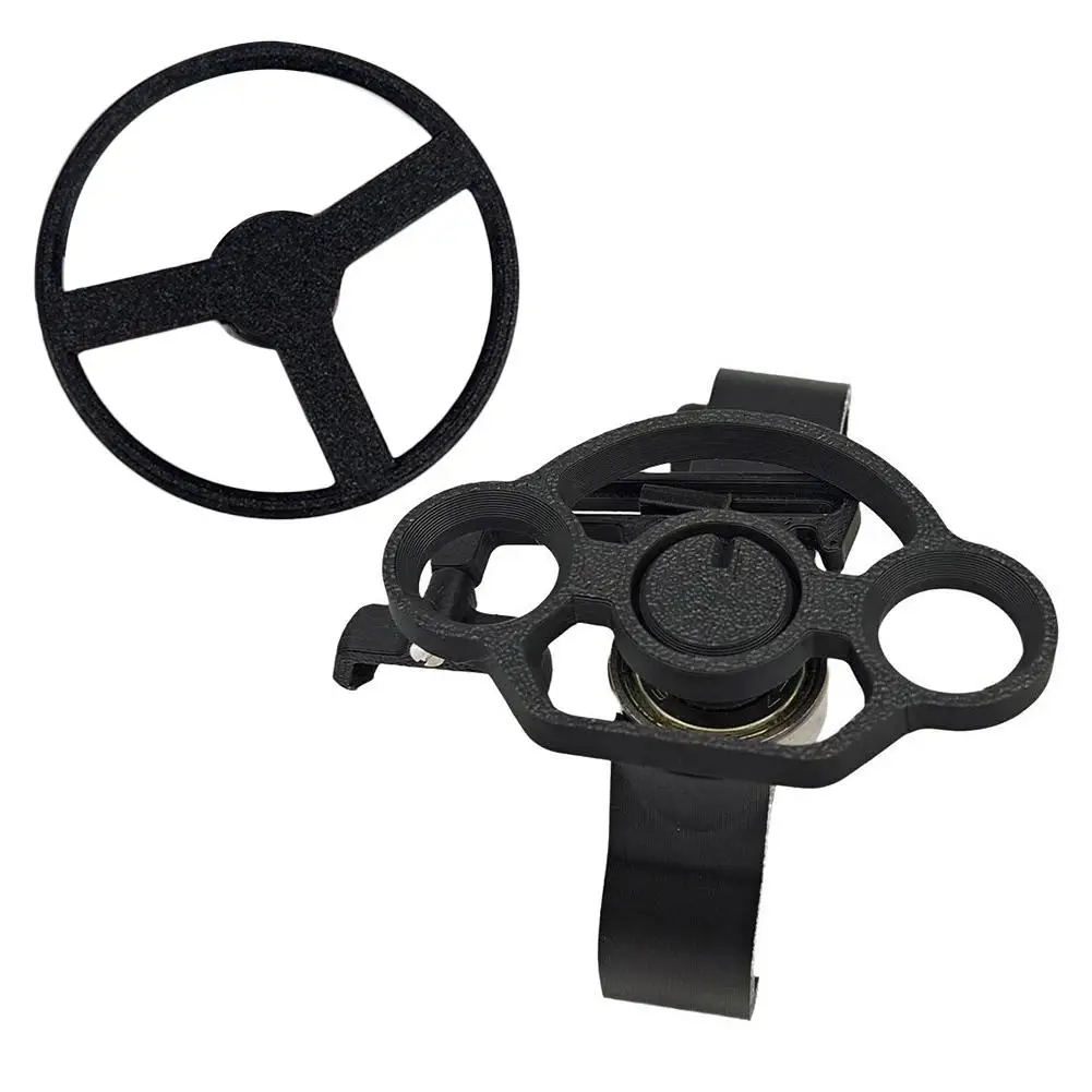 Double Disk 3D Printing Steering Wheel For PS5 For PS5 Slim Game Controller Auxiliary Replacement Accessories