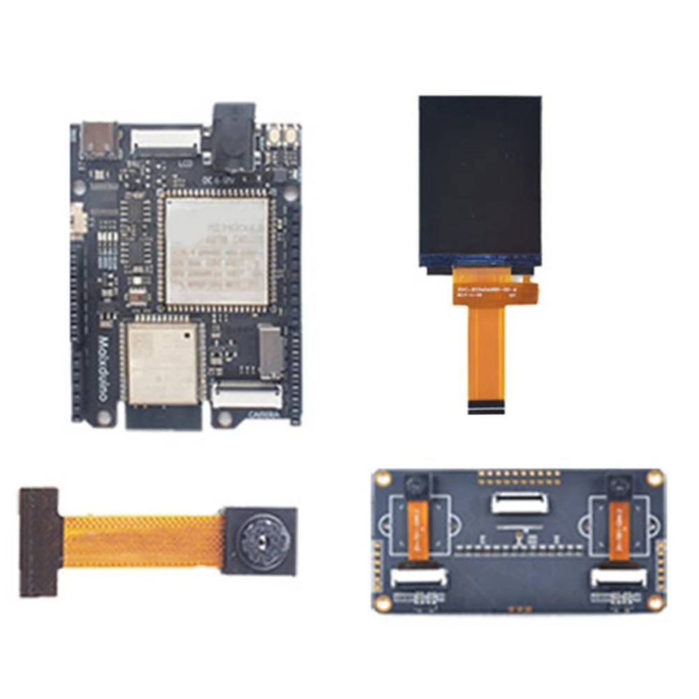 For Sipeed Maix Duino Development Board K210 RISC-V AI+LOT ESP32 Module with Camera and 2.4 Inch Screen+Binocular Cam