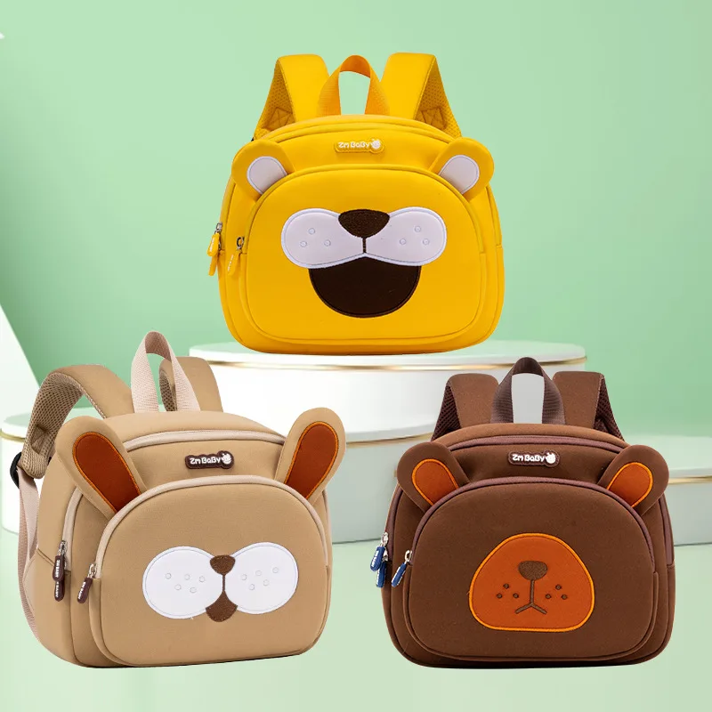 

Cute Cartoon Toddler Backpack for Boys Girls Large Capacity Kids School Bag for Boys Preschool Kindergarten Backpack 3-5 Years