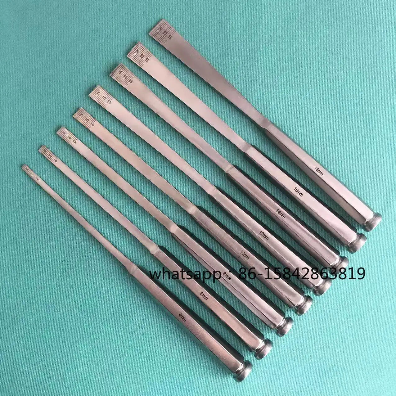 Scaled Bone Chisel, Minimally Invasive Surgical Instruments, Medical, Hexagonal Bone Knife, High Hardness, Ultra-thin Type