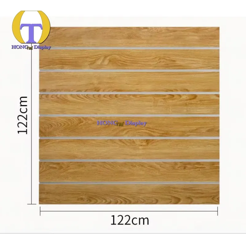 

Custom.Customizable Color Store Display Moisture-Proof MDF Slatwall Boards Wood Fiber Salt Wall