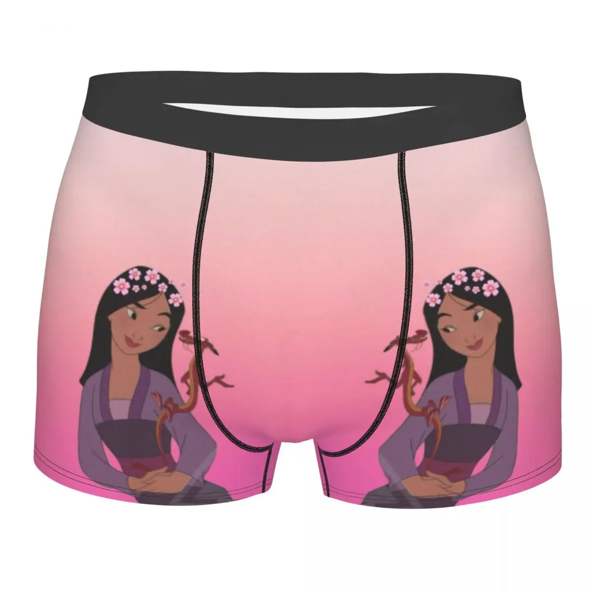 

Custom Mulan Princess Boxers Shorts Men Briefs Underwear Cool Underpants