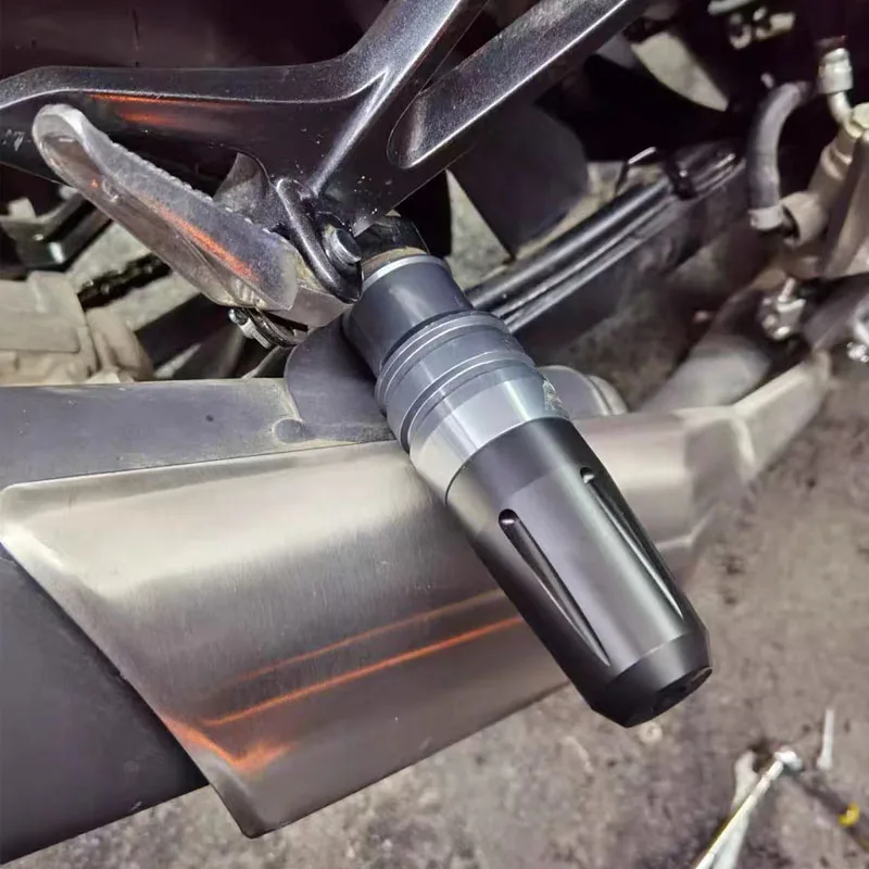 Motorcycles CNC Exhaust Sliders Crash Pad Protector Falling Protection Parts For Benelli TRK 502 leoncino 500 250 TNT600 TNT 300