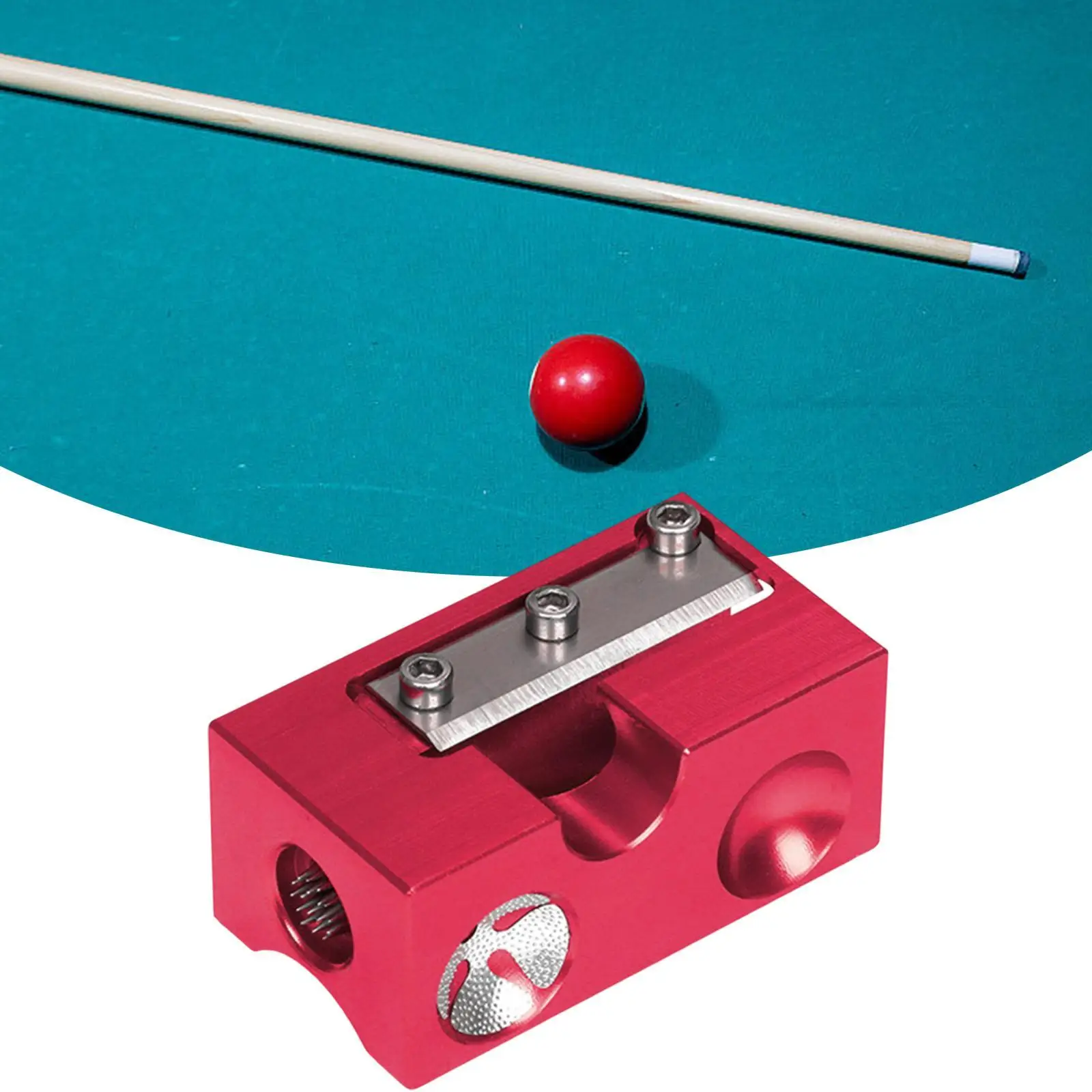 Billiard Cue Tip Shaper 8 in 1 Multi Tool Cue Repair Trimmer Device for Cue Tip Maintenance Supplies