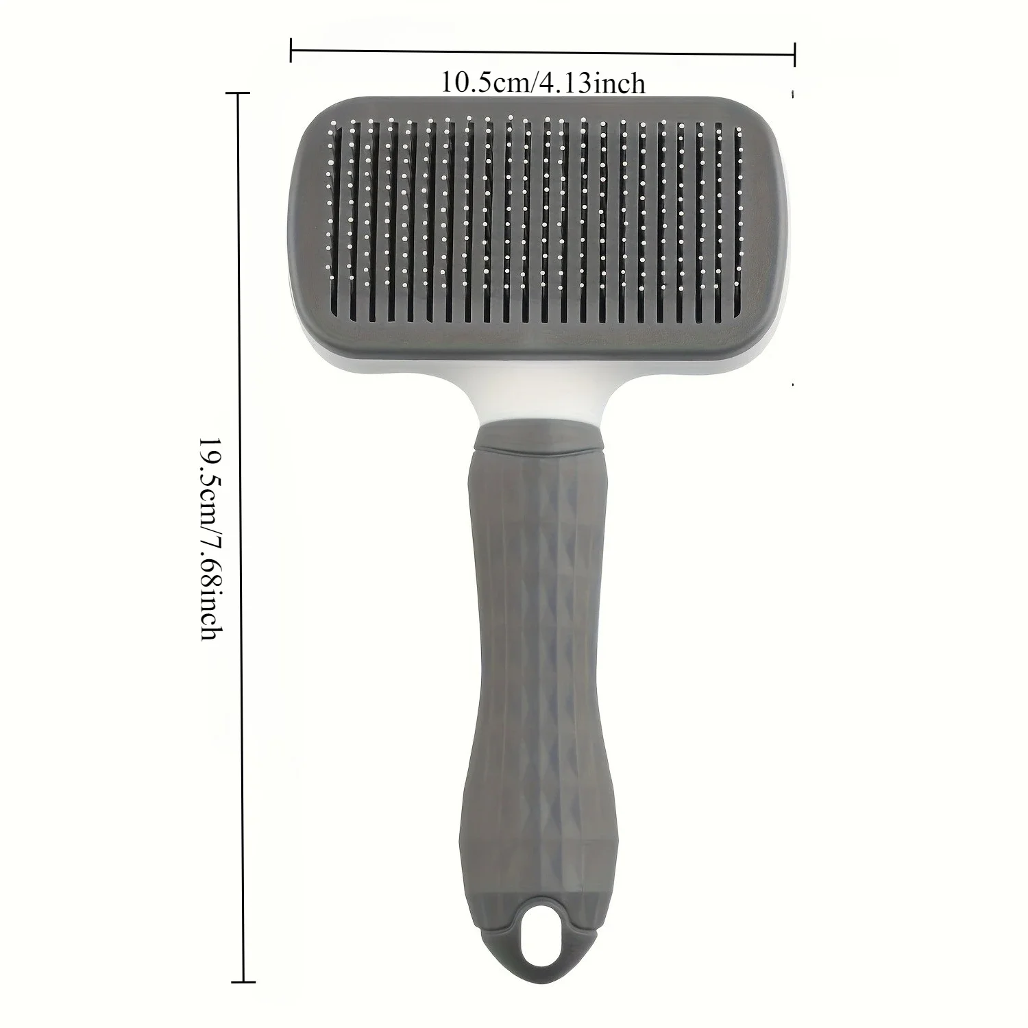 Easy-Clean Pet Comb, Suitable for Dogs and Cats - Gentle Deshedding Massage Comb with One-Click Deshedding Function
