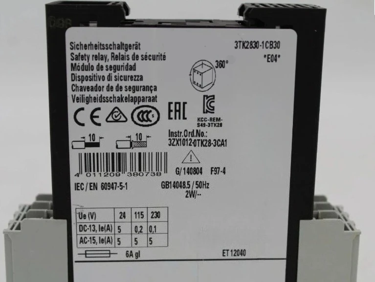 Brand New Original 3TK2830-1CB30 3TK28301CB30 Safety Relay Fast Delivery