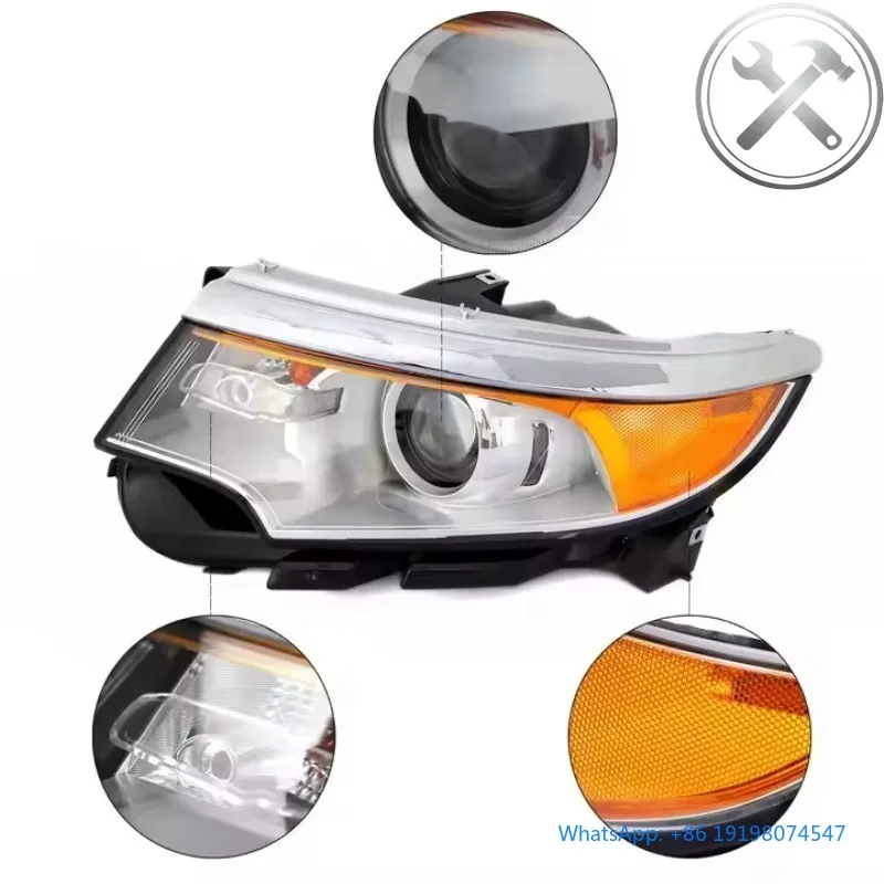 

High Selling 2010 Mid Size SUV Halogen Compatible LED Headlights Assembly 6000K Cool White Waterproof Automotive Accessories