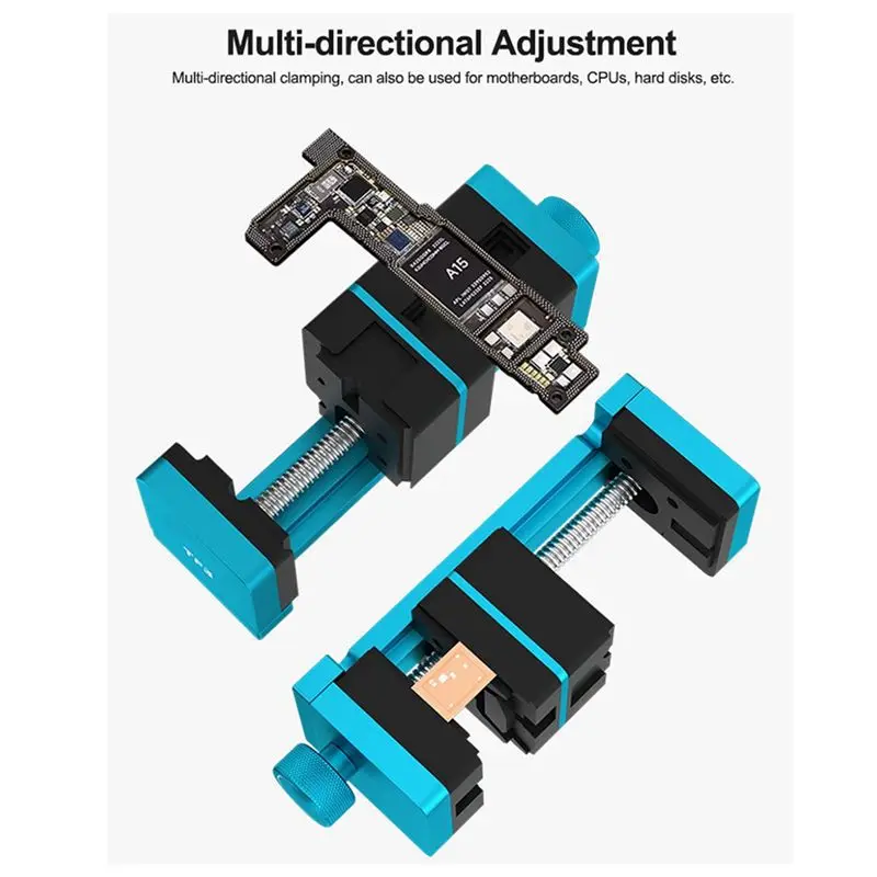 DT17 Multifunctional Camera Fixture, Aluminum Alloy Flexible Clamp for Camera CPU Maintenance Repair Tools