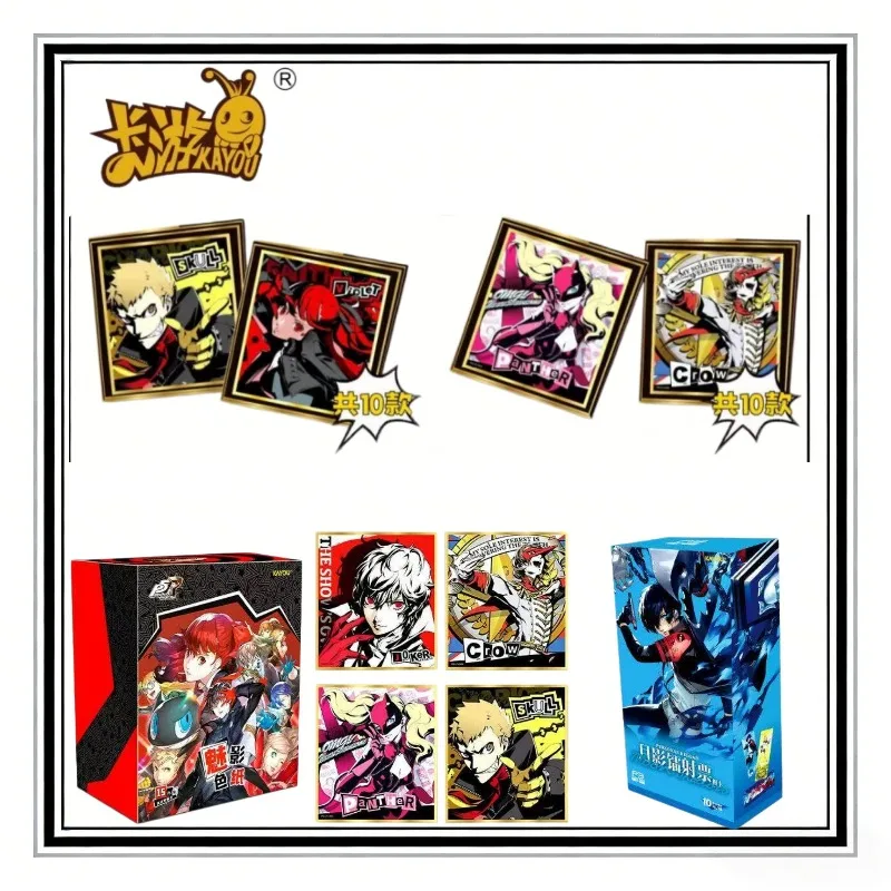 

Коллекционная карточная игра KAYOU: Оригинальные карты Persona 3 Laser Ticket Root Card RELOAD - Серия Moon Shadow Phantom, полная коллекция в коробке, игрушки-подарки
