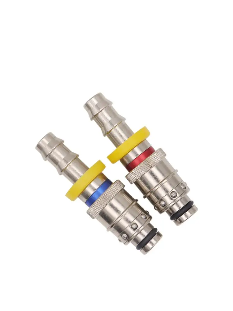 

5pcs Brass Electroplated Water Cooling Mold Straight Plug Quick Connector RPL08CN/KB/KR