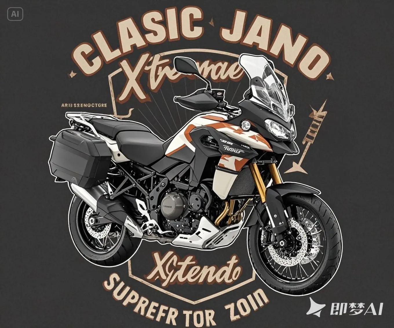 Classic Japanese Motorcycle XT1200Z Super Tenere Antelope Inspired T-Shirt 100% Cotton O-Neck Short Sleeve Casual Mens T-shirt