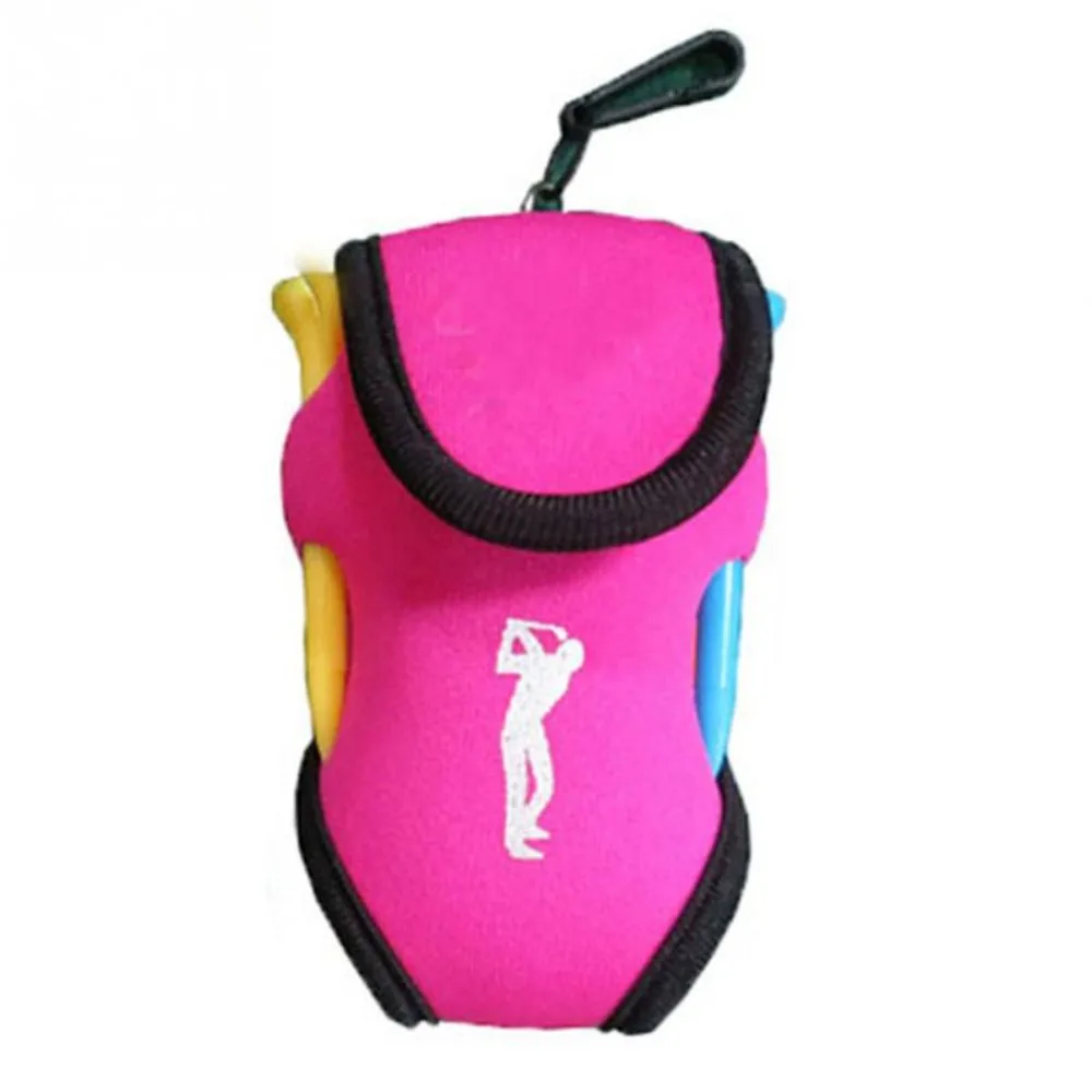 Bolsa pequeña de neopreno para pelota de Golf, bolsa deportiva para entrenamiento al aire libre, 1 unidad