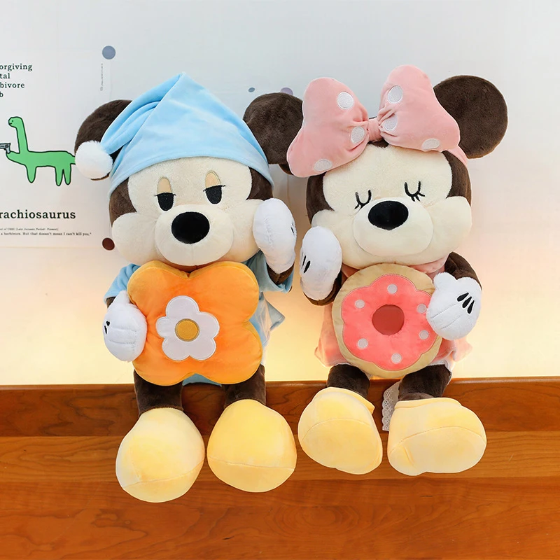 

Плюшевые игрушки Микки и Минни для детей, подарки на день рождения, мягкие мультяшные куклы, оптовая продажа, милые детские мягкие игрушки