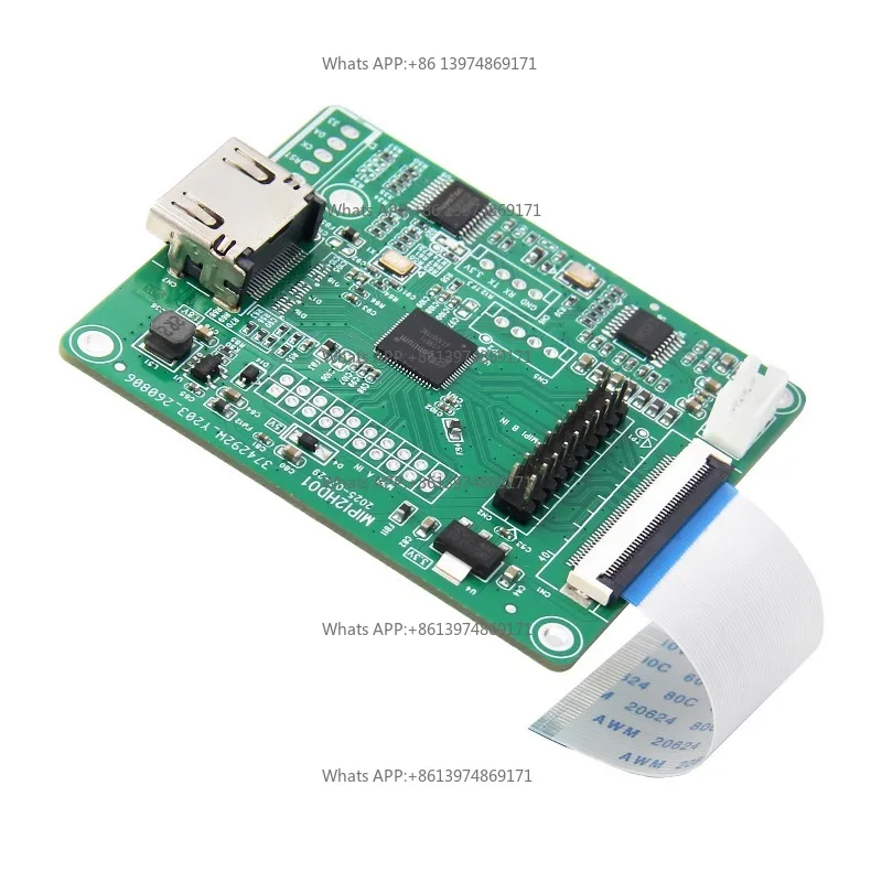 Geekworm MIPI to Hdmi Converter Module  DSI/CSI to Hdmi, 300MHz Bandwidth, Stereo Audio Input, 720P/1080P/4K@30Hz