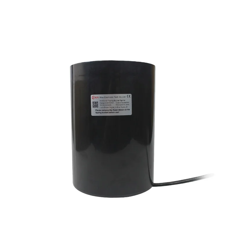 Rika RK400-09 Cheap  Light Mini ABS Tipping Bucket Rain Gauge Meter Sensor for Hydrologic Weather Monitoring