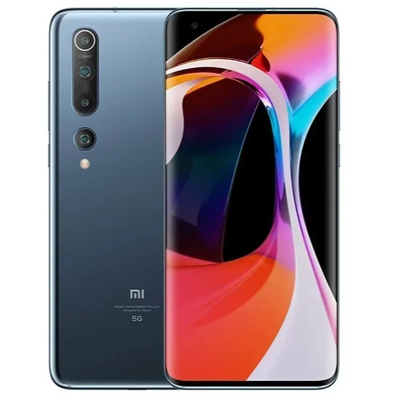 هاتف Xiaomi 10 RAM 12GB ROM 256GB 5G الذكي أندرويد 6.67 بوصة كوالكوم سنابدراجون 865 4780 mAh البرامج الثابتة العالمية HyperOS 1.0 108mp