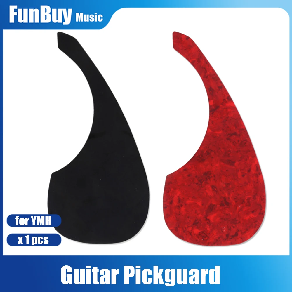 Long Waterdrop Guitar Pickguard Self-adhesive Protective Sticker for YMH Folk Guitar Guitar Parts