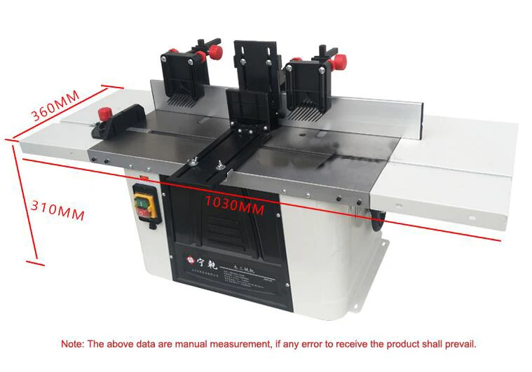 Woodworking Milling Machine Wood Slotting Machine 220V 1500W Edge Trimmer Craft Engraving Machine JMR-40