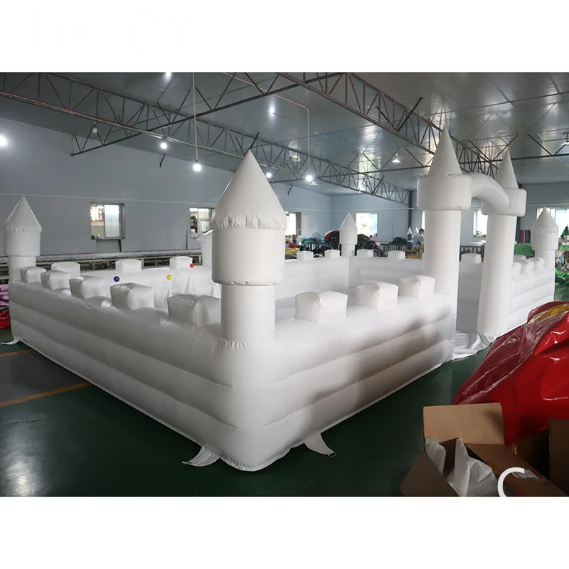 fast air ship to door, 6x4m wedding inflatable ball pit, kids commercial inflatable pink colorful bouncer pool for party