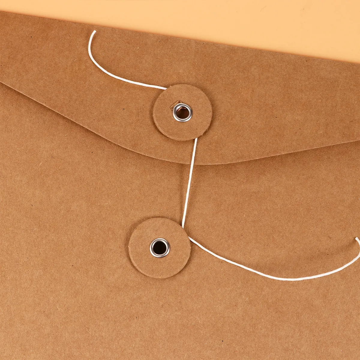 

10Pcs Kraft Paper File Pouch A5 Size Horizontal Filing Bag for Papers Magazines Receipts Documents Organizer Portfolio Set File