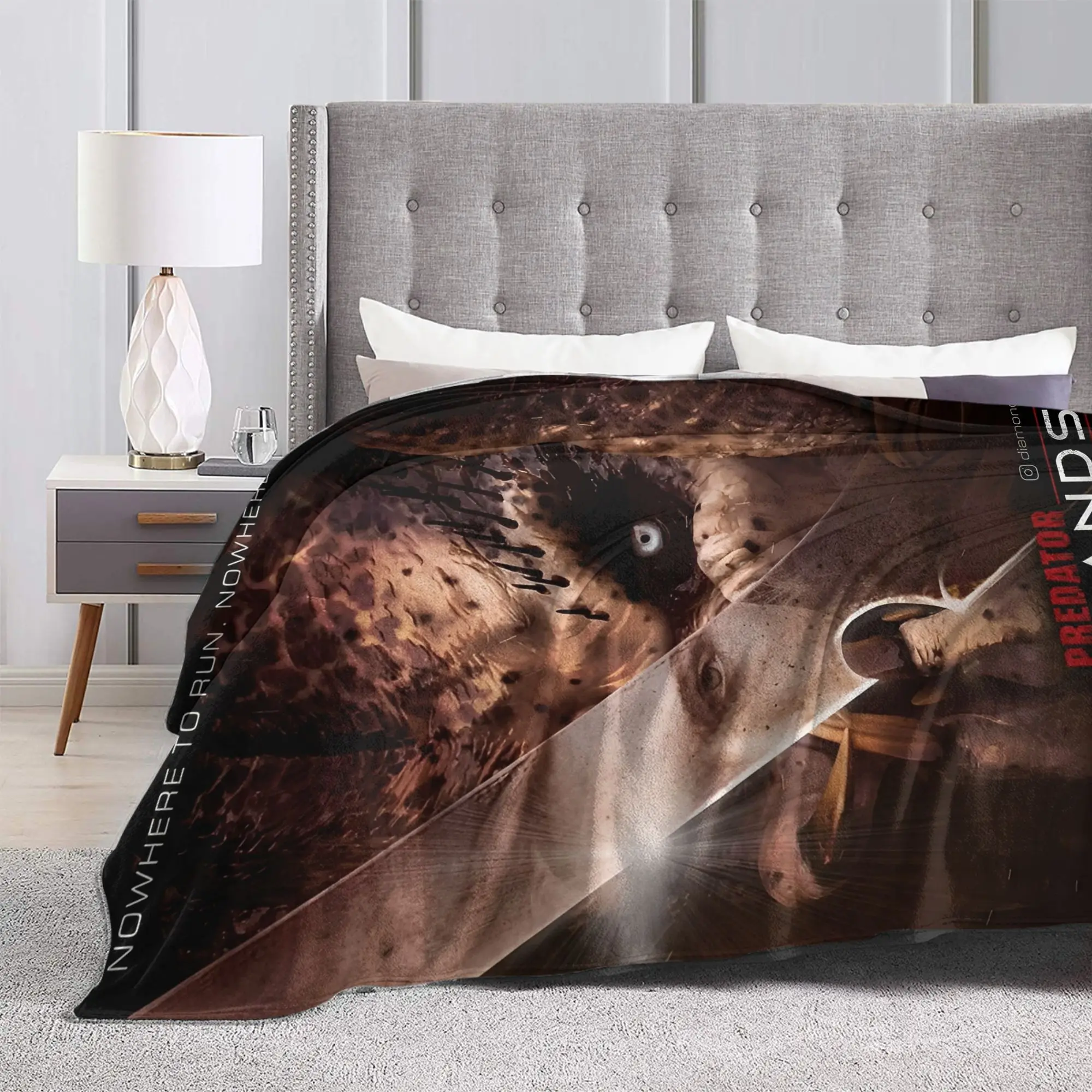 المفترس: بطانيات إكسسوارات الأراضي الوعرة، بطانيات من الصوف المرجاني فائقة النعومة، مفارش مريحة