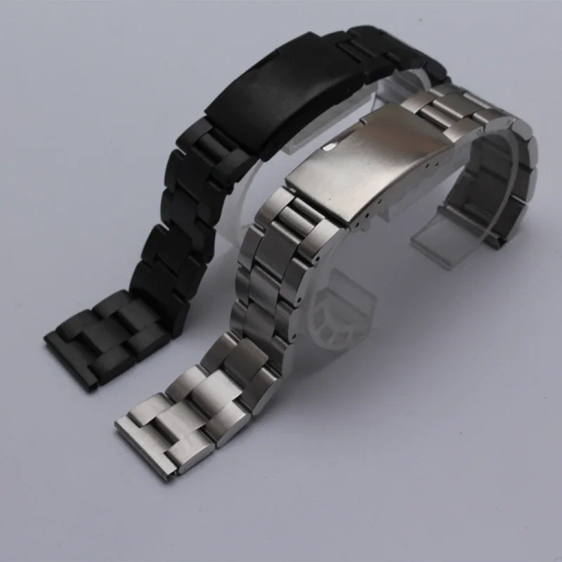 

Watchbands straps Stainless steel Matte 18mm 20mm 22mm 24mm Wrist Watches Bracelets Accessories Classic Buckle clasp deployment