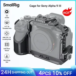 SmallRig A9 III Camera Cage for Sony Alpha 9 III with Cable Clamp Built-in Arca-Swiss quick release plate for DJI Gimbal - 4533