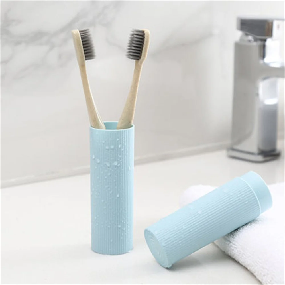 1pc Portable Travel Toothbrush Box Dust Cover Bathroom Camping Toothbrush Tube Cover Bathroom Accessories