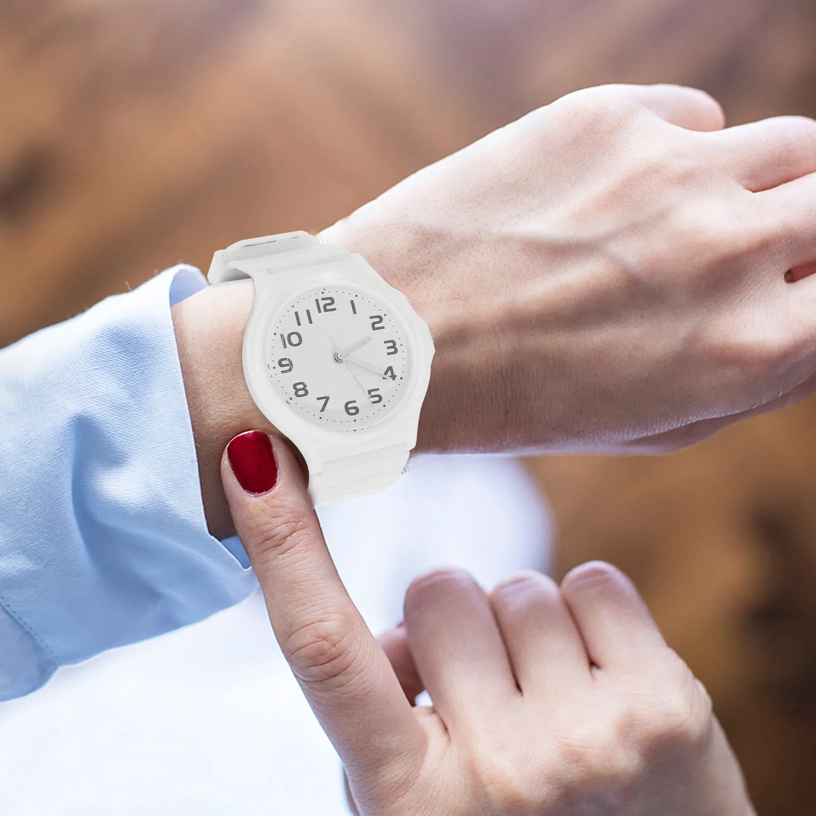 

Кварцевые часы для девочек, предназначенные для маленьких запястий, с мягким ремешком из искусственной кожи, водонепроницаемые, повседневные наручные часы для детей, студентов, на Рождество