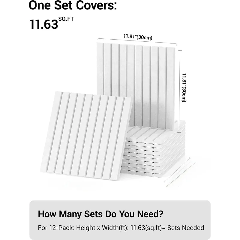 Large Slatted Felt Wall Panel Tiles Cork Bulletin Pin Boards Decorative for Wall Ceiling Living Room Soundproof Acoustic Panels view 2