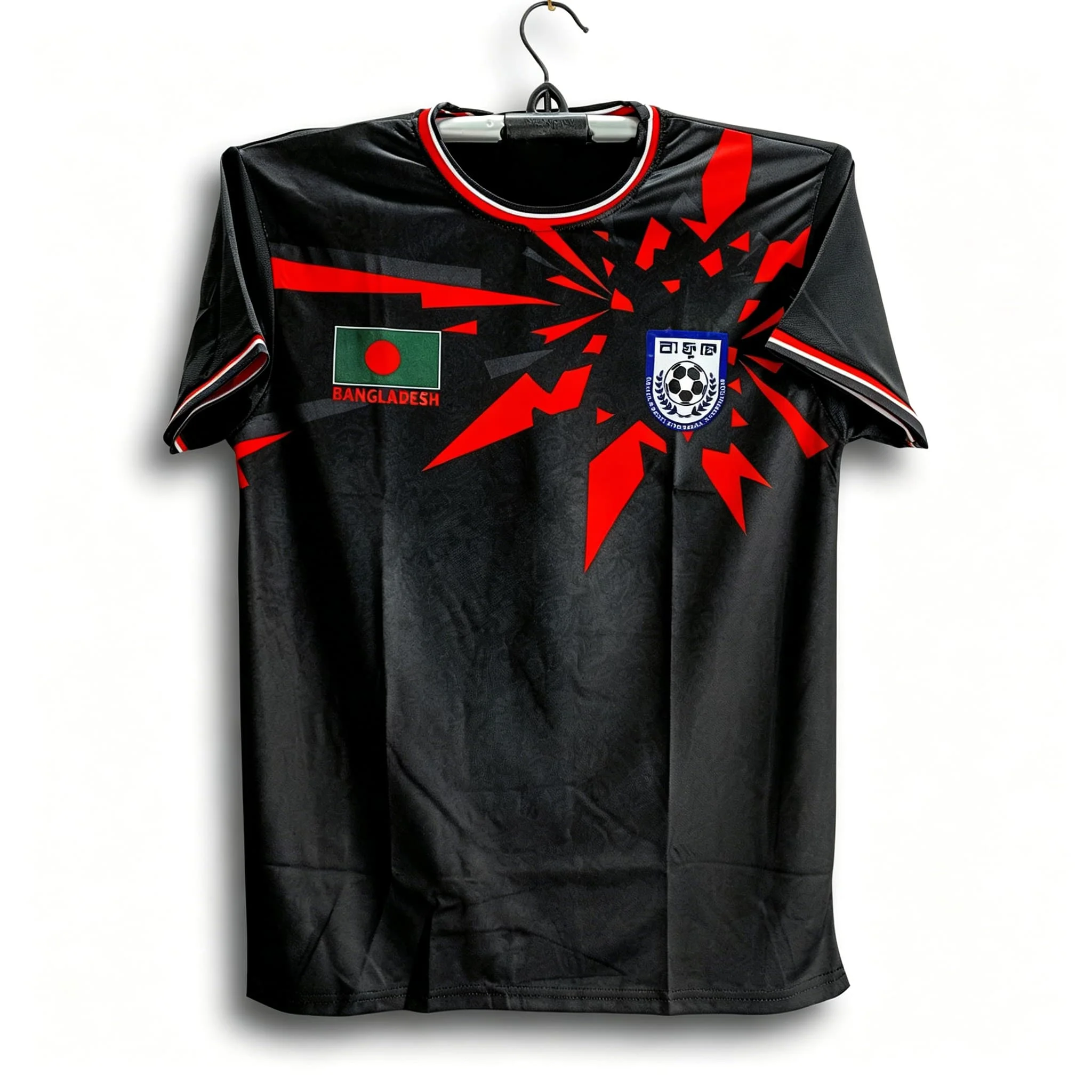 Bangladesch Y2K Fußball Sport Trikot Herren T-Shirt Damen T-Shirt Jungen Top Kinder Eltern-Kind Schnell Trocknend Kurzarm Kinder T-Shirt – Detail 6