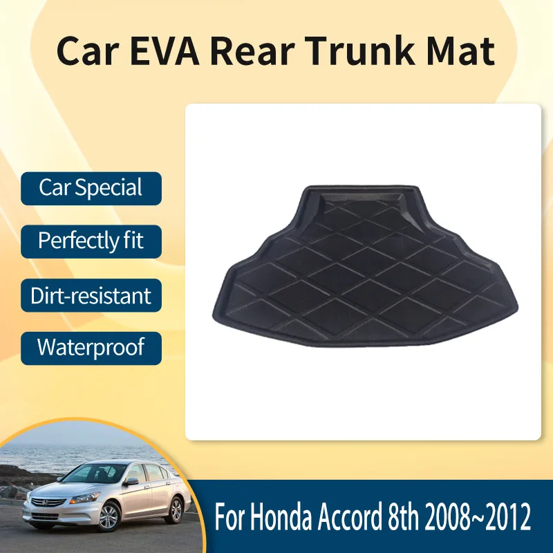 

For Honda Accord 8th Gen 2008 2009 2010 2011 2012 Car EVA Rear Trunk Mat Anti-dirty Trunk Storage Pad Boot Cover Car Accessories