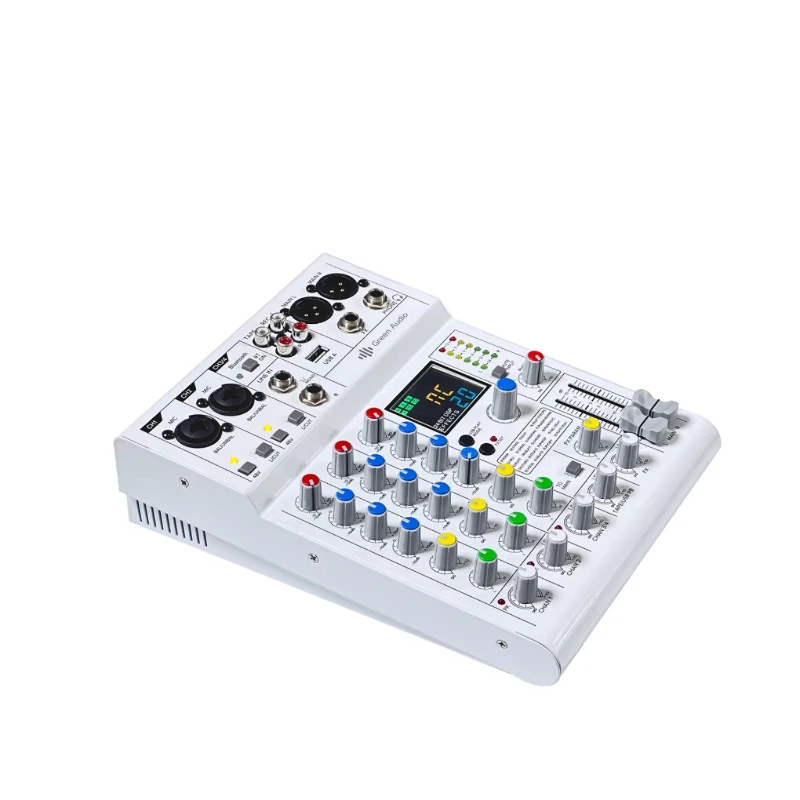 

Manufacturer Private Mode 2-Channel OTG Multifunction Mixer 24DSP BT USB XLR Interface AC