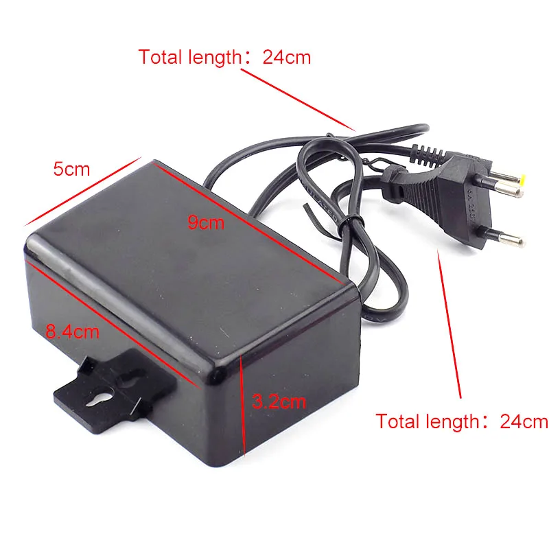 CCTV Camera Power Supply Adaptor AC/DC 12V 2A 2000ma Outdoor Waterproof EU US Plug Adapter Charger for CCTV Video Camera