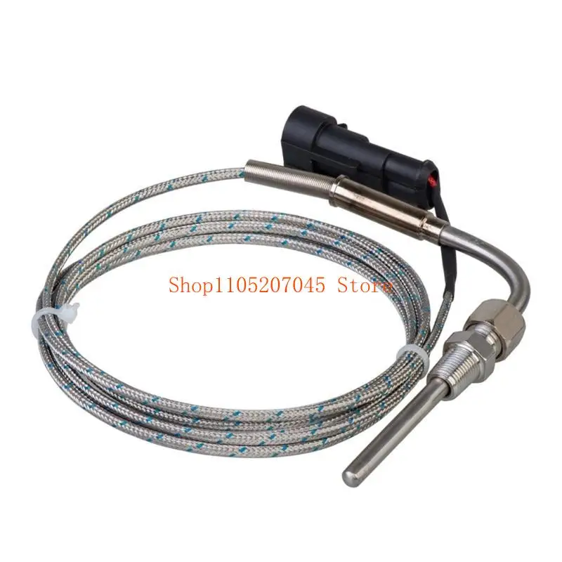 37cd مقاوم للماء سيارة الرقمية العادم الغاز متر مقياس درجة الحرارة الخارجي مع جهاز الاستشعار