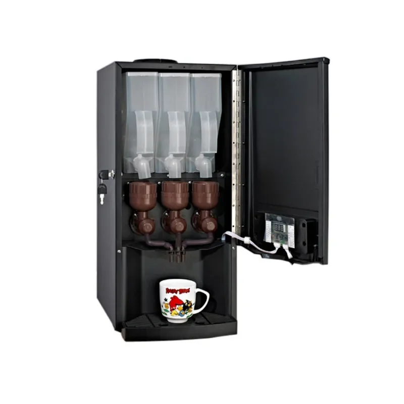 Self serve Custom Automatic Compatibility Commercial Vending Coffee Machine Maker Three cartridge