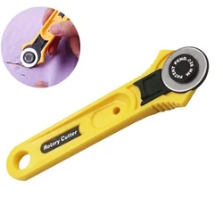 New 28mm/45mm Patchwork Roller Wheel Knife Cloth Cutting Leather Paper Fabric Craft Fabrics Rotary Cutter DIY Sewing